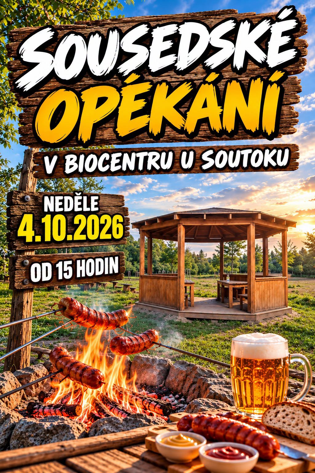 sousedské opékání